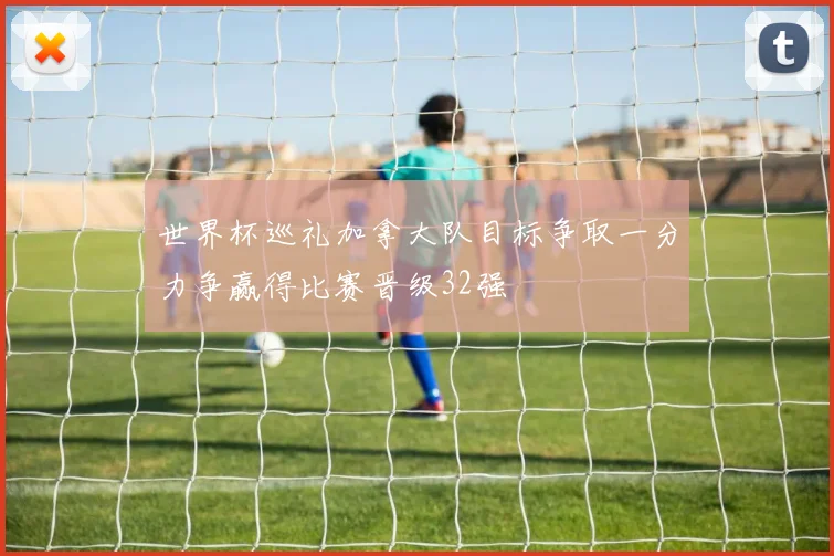 世界杯巡礼加拿大队目标争取一分力争赢得比赛晋级32强